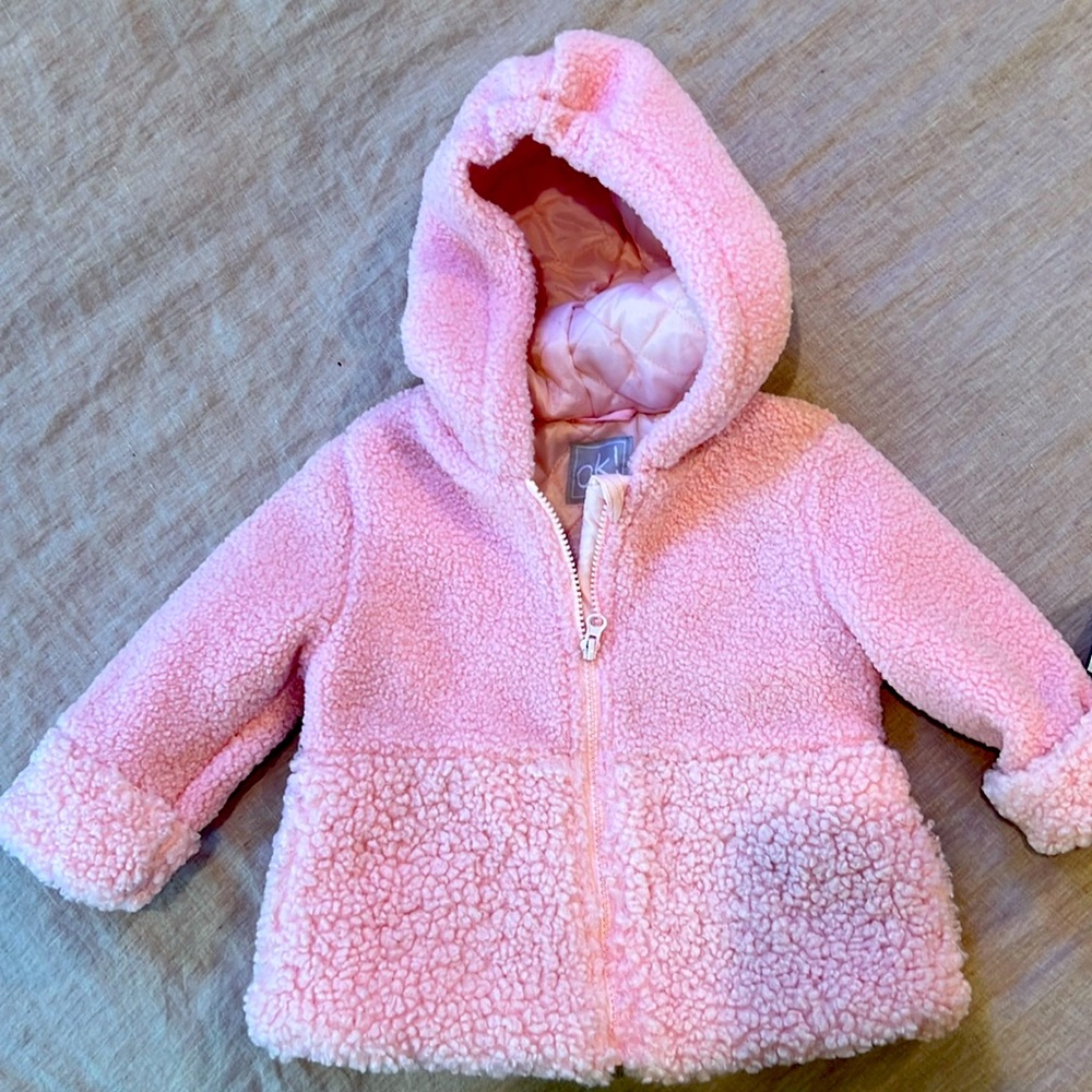 Brand new pink baby jacket - never been worn! 18M. OK brand. New with tags!
